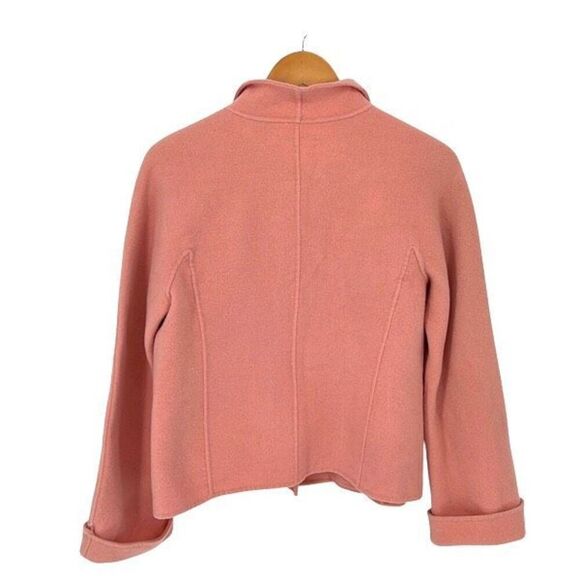 Alexandra Bartlett 100% wool short coat jacket blazer Pink Large‎ - Picture 3 of 7